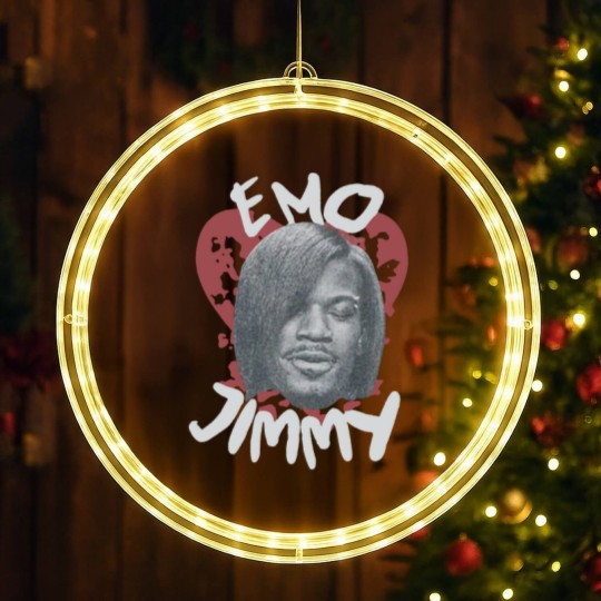 Discover Emo Jimmy Butler LED Christmas Window Lights,  Retro American Basketball Bootleg Gift