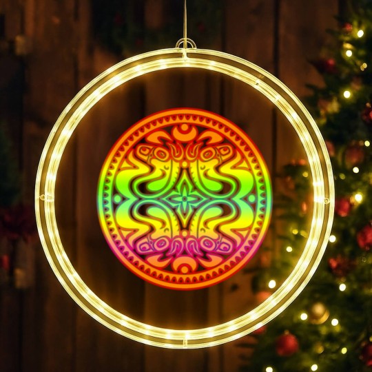 Discover gov t mule logo LED Christmas Window Lights