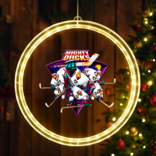 Discover the mighty ducks team LED Christmas Window Lights
