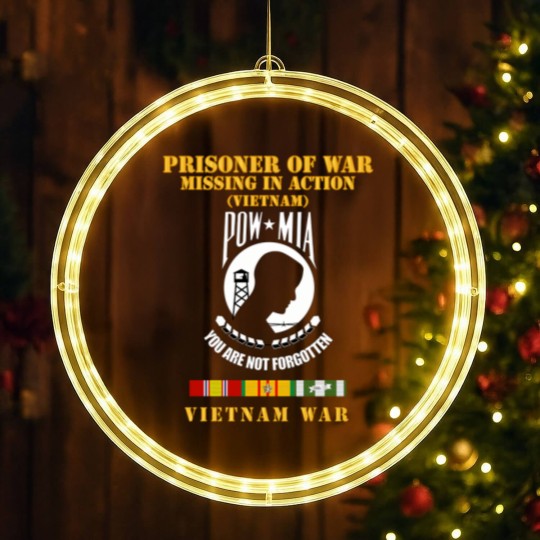 Discover Pow Mia Vietnam W  Vn Svc LED Christmas Window Lights