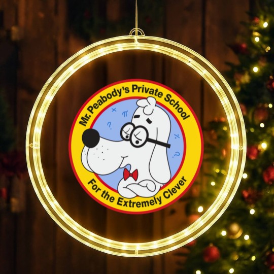 Discover Mr. Peabody's School for the Extremely Clever - Mr Peabody - LED Christmas Window Lights