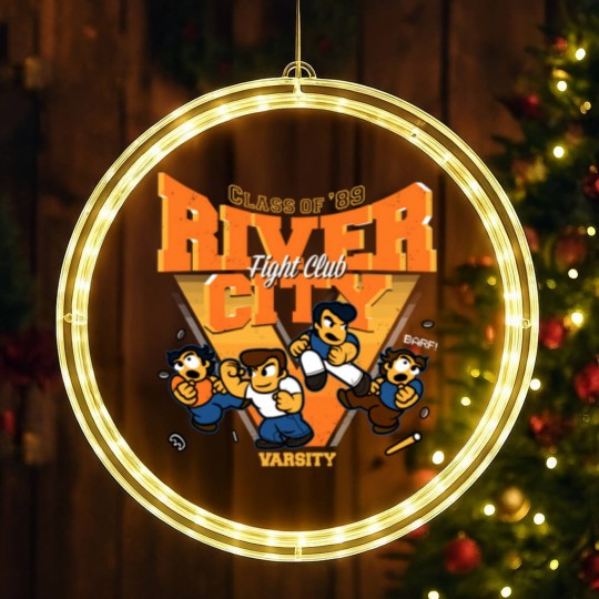 Discover River City Fight Club - River City Ransom - LED Christmas Window Lights