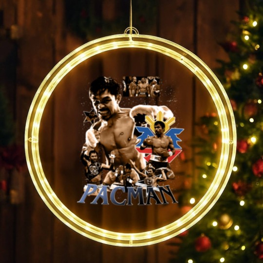 Discover Retro Manny Pacquiao LED Christmas Window Lights, Manny Pacquiao  Vintage LED Christmas Window Lights