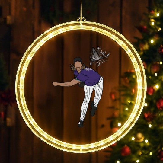 Discover Randy Johnson Hits A Bird LED Christmas Window Lights