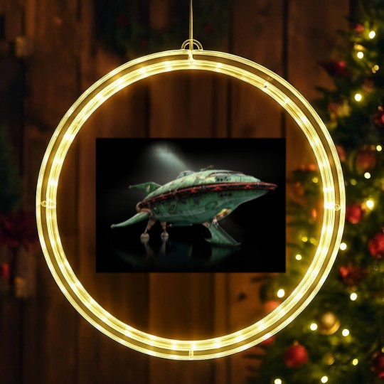 Discover Planet Express and Leela - Futurama - LED Christmas Window Lights