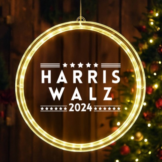 Discover Harris Walz 2024 | Kamala Harris Tim Walz LED Christmas Window Lights