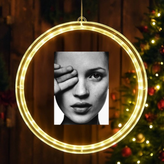Discover Kate Moss Portrait LED Christmas Window Lights