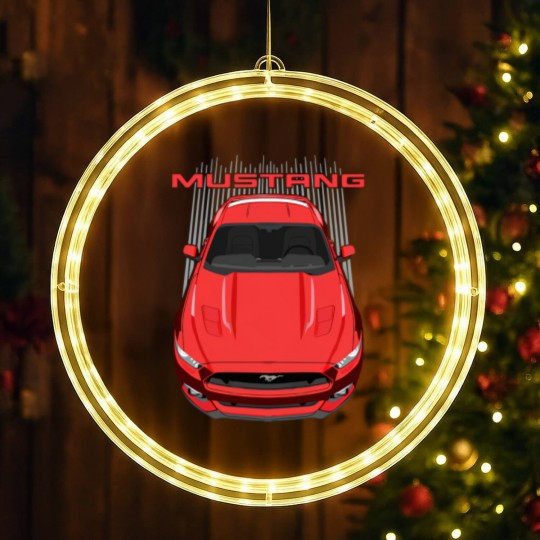 Discover Mustang S550-GT-red - Mustang - LED Christmas Window Lights