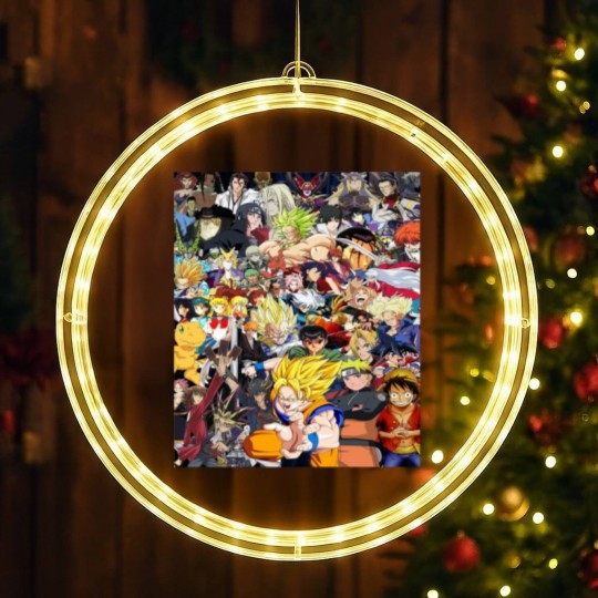Discover all anime characters LED Christmas Window Lights