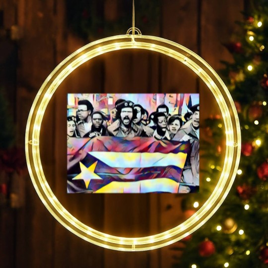 Discover Young Lords Of New York Active LED Christmas Window Lights