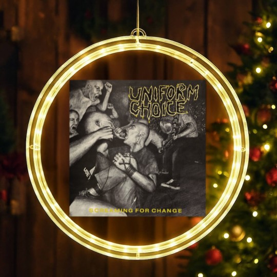 Discover Uniform Choice-Screaming For Change LED Christmas Window Lights