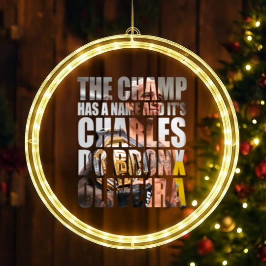 Discover The Champ Has A Name LED Christmas Window Lights
