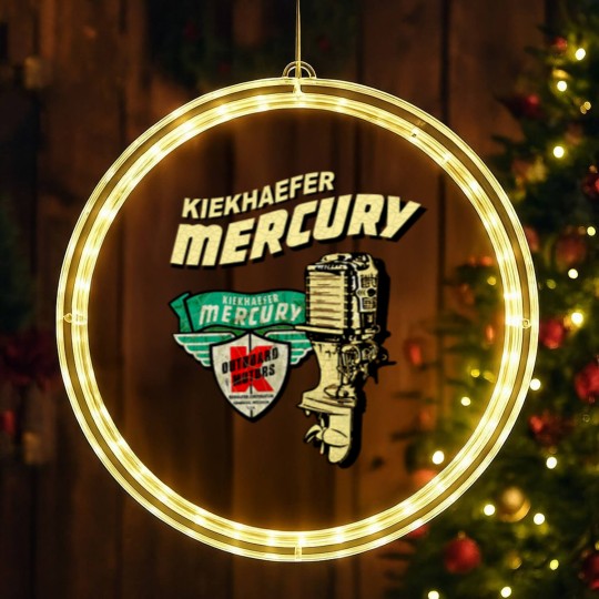 Discover Mercury vintage Outboard Motors - Mercury - LED Christmas Window Lights