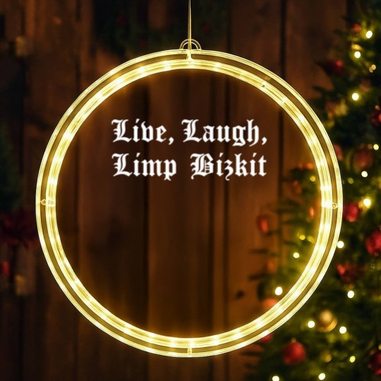 Discover Live, Laugh, Limp Bizkit LED Christmas Window Lights