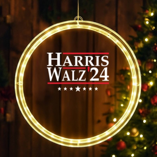Discover Harris Walz 2024 LED Christmas Window Lights | Vote Kamala LED Christmas Window Lights | LED Christmas Window Lights | LED Christmas Window Lights