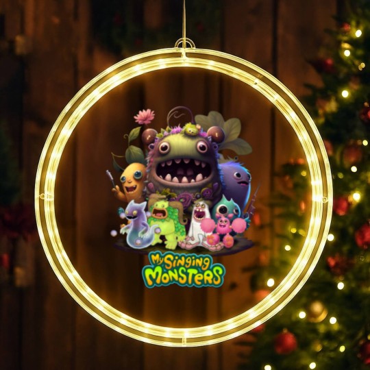 Discover my singing monsters, rare wubbox, my singing monsters monsters, my singing monsters wubbox LED Christmas Window Lights