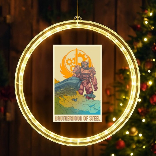 Discover Brotherhood of Steel LED Christmas Window Lights