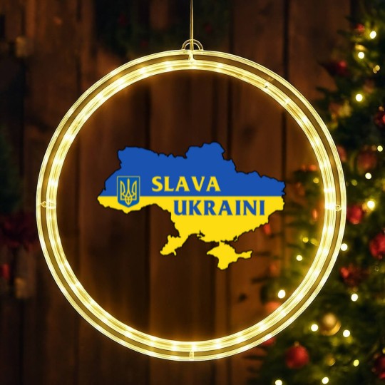 Discover Slava Ukraini LED Christmas Window Lights