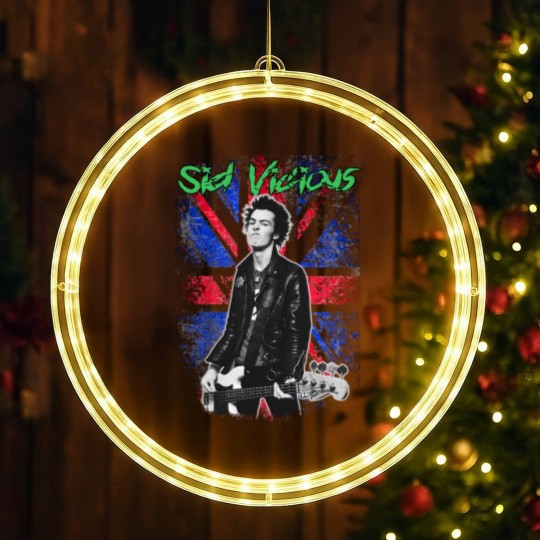 Discover SID VICIOUS - Cool / Rock / Punk / Punk Rock LED Christmas Window Lights