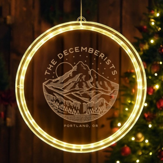 Discover The Decemberists Portland Logo LED Christmas Window Lights