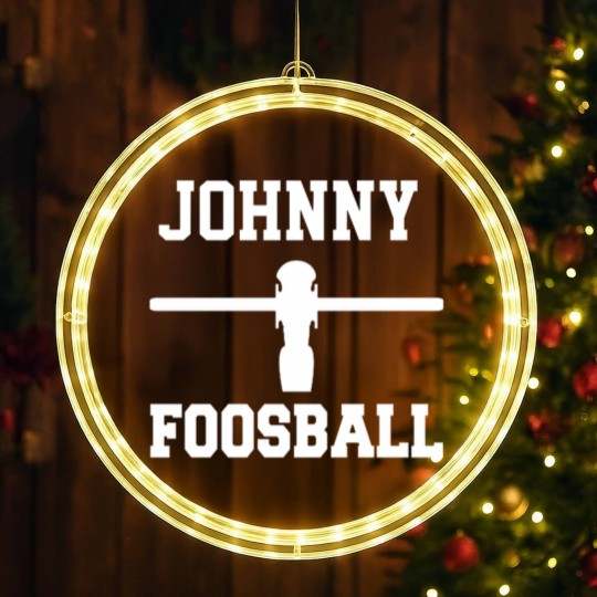 Discover Foosball LED Christmas Window Lights