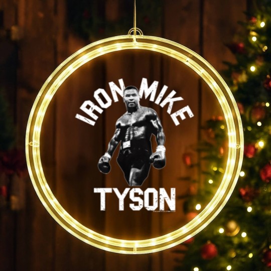 Discover Iron Mike Tyson LED Christmas Window Lights, Mike Tyson LED Christmas Window Lights Fan Gifts, Mike Tyson Vintage LED Christmas Window Lights, Mike Tyson Graphic LED Christmas Window Lights, Mike Tyson Retro, Boxing LED Christmas Window Lights