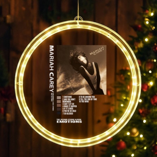 Discover Mariah Carey Emotions Album LED Christmas Window Lights