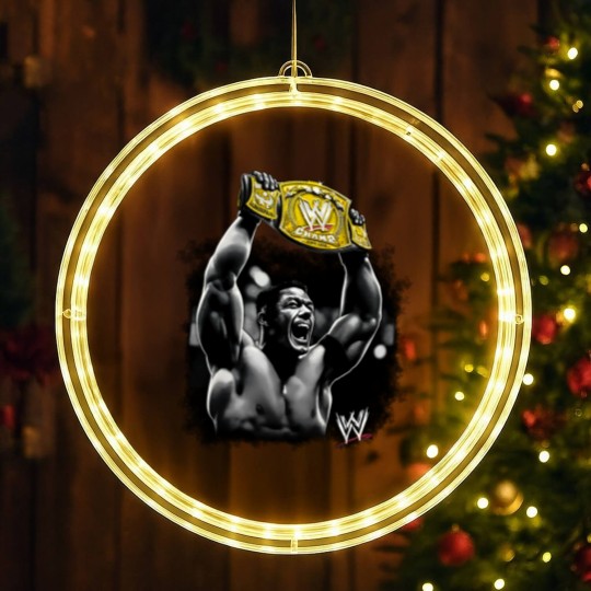 Discover Vintage Wrestling Entertainment WWF John  Cena LED Christmas Window Lights
