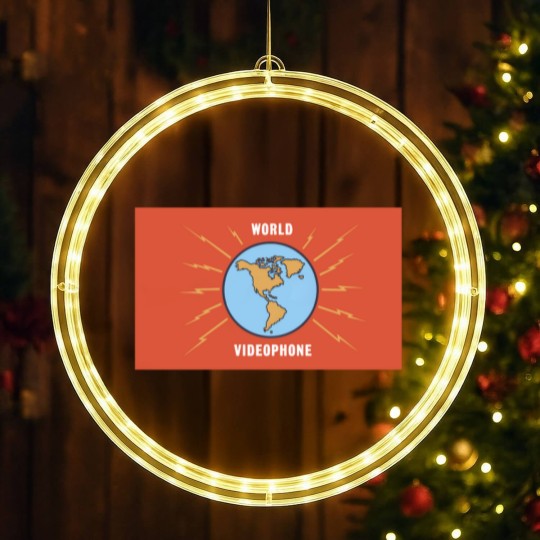 Discover 'World Videophone' logo from 'Stingray' TV series - Gerry Anderson - LED Christmas Window Lights