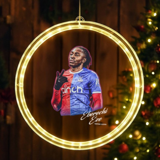 Discover Eberechi Eze LED Christmas Window Lights, Crystal Palace LED Christmas Window Lights, Soccer LED Christmas Window Lights
