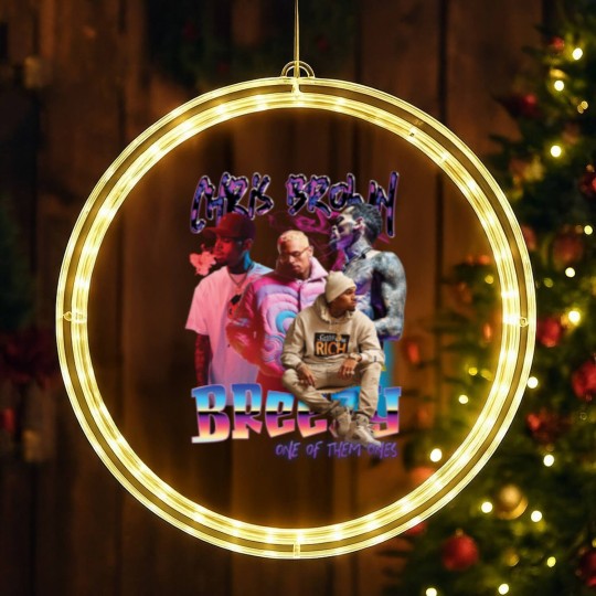 Discover New Chris Brown Breezy LED Christmas Window Lights One Of Them Ones Tour LED Christmas Window Lights