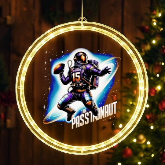 Discover Josh Dobbs The Passtronaut LED Christmas Window Lights, Retro Minnesota Players Football Josh Dobbs Inspired
