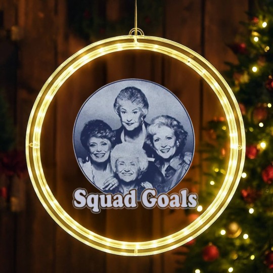 Discover Vintage Stay Golden LED Christmas Window Lights Squad Goals Photo