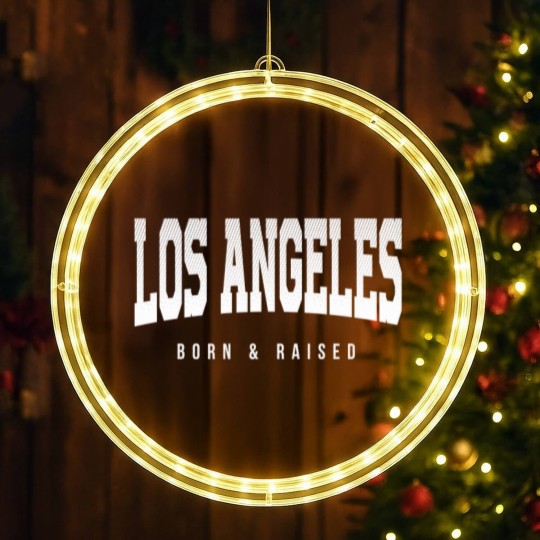 Discover Los Angeles, California - CA Born and Raised - Los Angeles - LED Christmas Window Lights