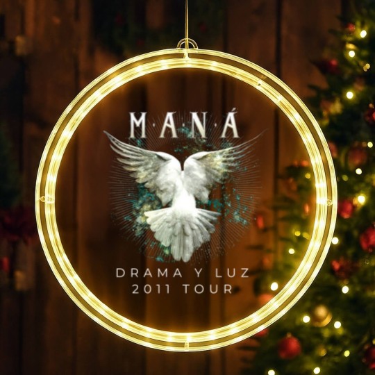 Discover MANA Drama Y Luz Tour Promo Concert Album LED Christmas Window Lights