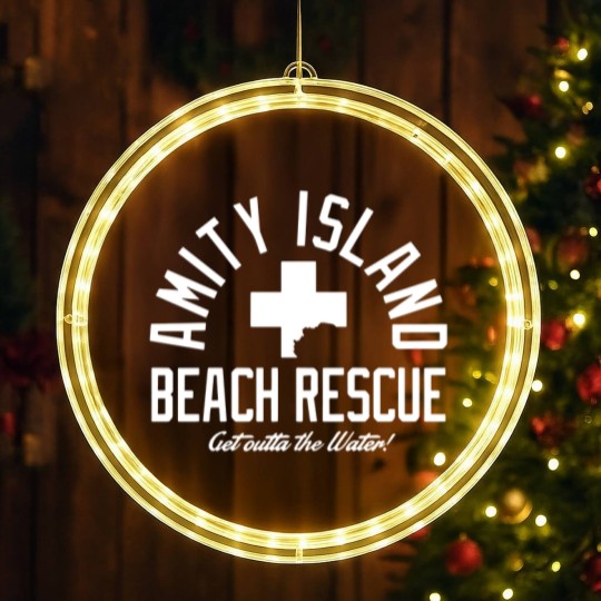 Discover Amity Island Beach Rescue - Amity Island Beach Rescue - LED Christmas Window Lights
