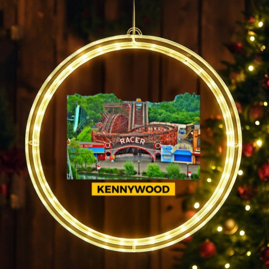 Discover Kennywood amusement park LED Christmas Window Lights