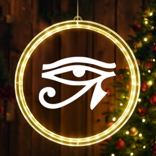 Discover Eye Ra Horus Black LED Christmas Window Lights