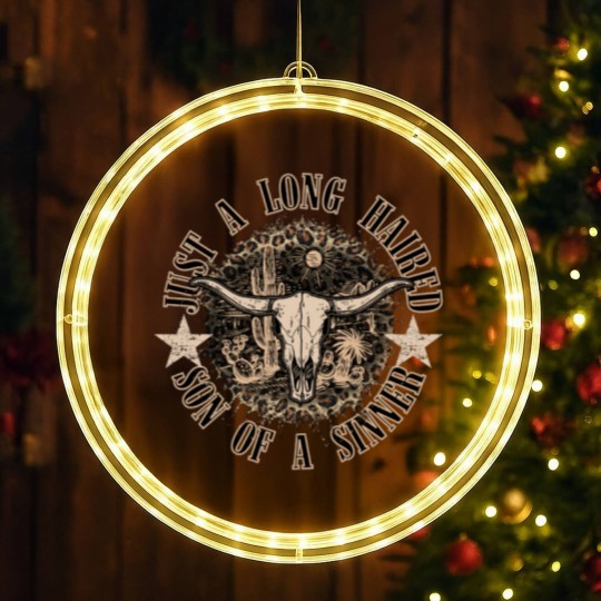 Discover Jelly Roll LED Christmas Window Lights, Son Of A Sinner LED Christmas Window Lights, Jelly Roll Son Of A Sinner