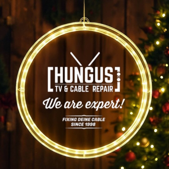 Discover Hungus TV & Cable Repair LED Christmas Window Lights