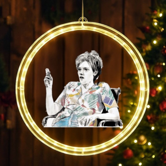 Discover MS RAFFERTY KATE MCKINNON - Graphite  Acrylic Drawing LED Christmas Window Lights