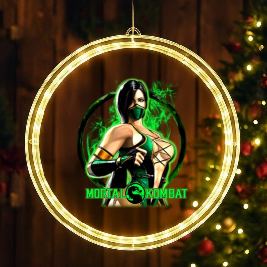 Discover Mortal Kombat Jade LED Christmas Window Lights, Mortal Kombat LED Christmas Window Lights Fan Gifts, Jade LED Christmas Window Lights, Mortal Kombat Game LED Christmas Window Lights