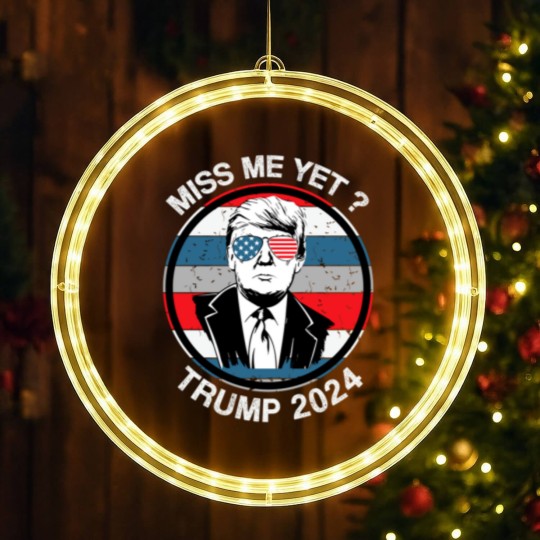 Discover Miss Me Yet ? Trump 2024 - Trump 2024 - LED Christmas Window Lights