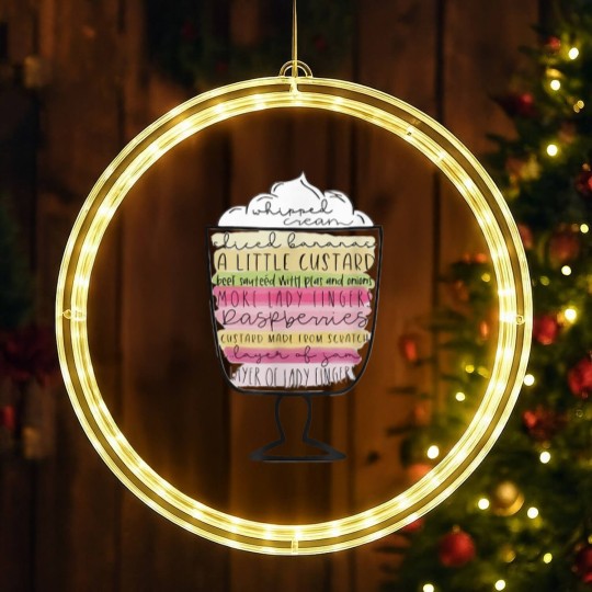 Discover Friends Thanksgiving Rachels Trifle Friends Funny LED Christmas Window Lights