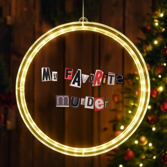 Discover my favorite murder nhieuchu nhieumau LED Christmas Window Lights