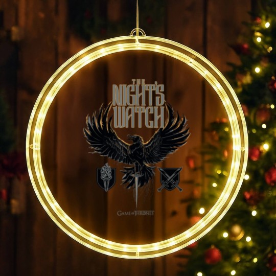 Discover Game Of Thrones The Nights Watch Black LED Christmas Window Lights