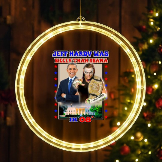 Discover Jeff Hardyy was Bigger than Obama in 08_ LED Christmas Window Lights
