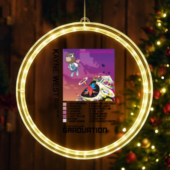 Discover NEW Kanye West Graduation LED Christmas Window Lights, Kanye West LED Christmas Window Lights
