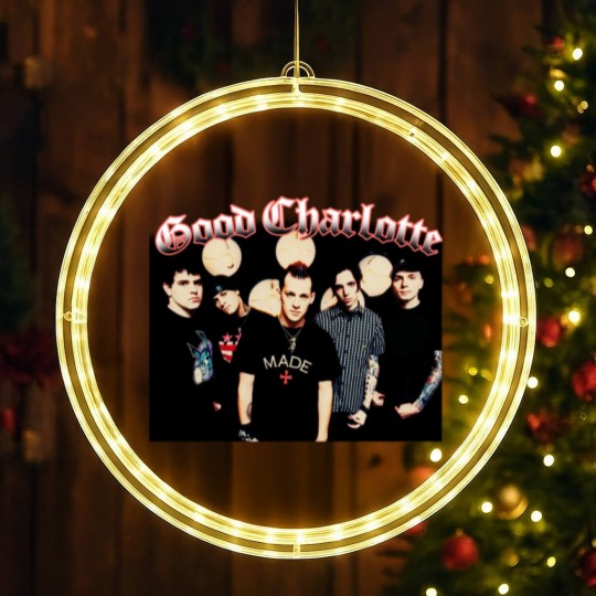 Discover Vintage Good Charlotte Rock Band LED Christmas Window Lights