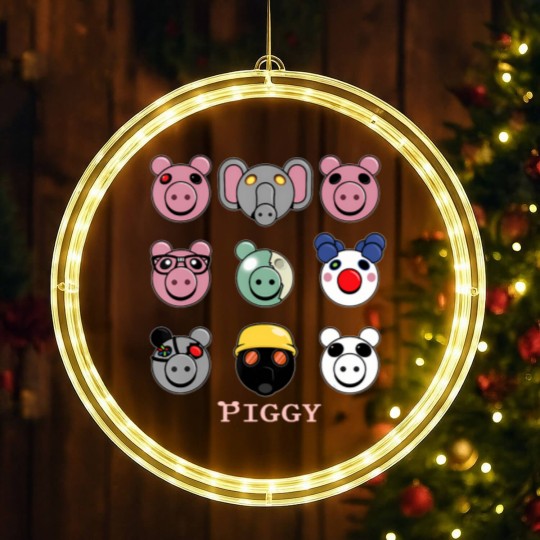 Discover thinknoodles piggy piggy LED Christmas Window Lights